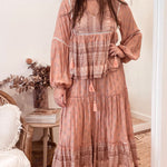 Serenity Blouse - Rose Dawn-Western Culture Leather
