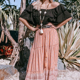 Almost Famous Skirt - Rose Dawn-Western Culture Leather
