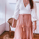 Almost Famous Skirt - Rose Dawn-Western Culture Leather