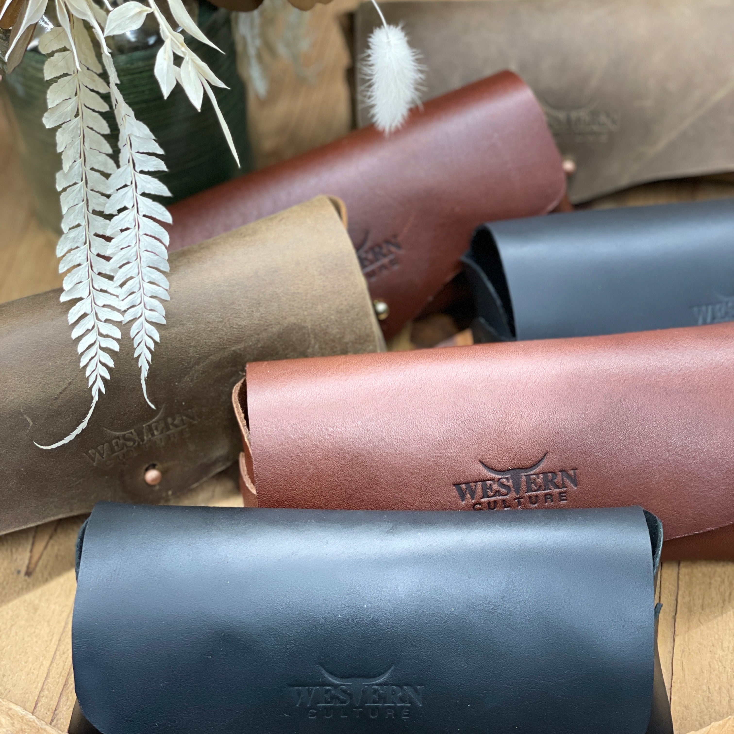 Gloria - Glasses case-Western Culture Leather