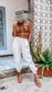 Saba Harem Pant - White Cotton-Western Culture Leather